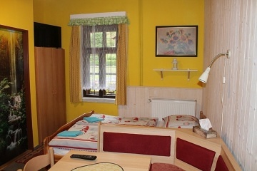 Chata s bazénem - apartmány Souš - Černá Říčka