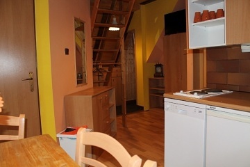 Chata s bazénem - apartmány Souš - Černá Říčka