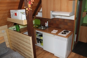 Chata s bazénem - apartmány Souš - Černá Říčka