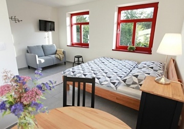 Chalupa s apartm�ny - na �pat� hory Radho��