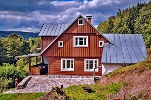 Nov� objekt: Wellness chalupa - Krkono�e - v�hled na Lysou horu