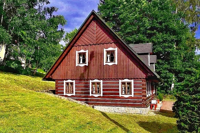 Chalupa Krkonoe a sauna - Aldrov - Janova Hora