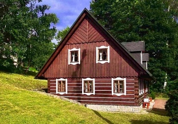 Chalupa Krkonoe a sauna - Aldrov - Janova Hora