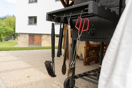 Chalupa s baz�nem u p�ehrady - Rali�ka - Beskydy