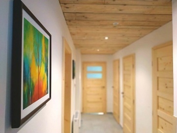 Chalupa s baz�nem u p�ehrady - Rali�ka - Beskydy