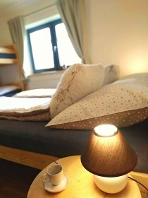 Chalupa s baz�nem u p�ehrady - Rali�ka - Beskydy