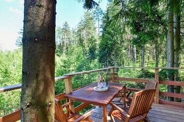 Glamping v korunách stromů -  Hamr na jezeře