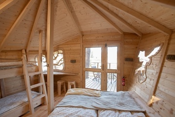 Glamping v korunách stromů -  Hamr na jezeře