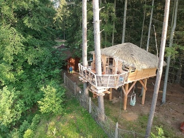 Glamping v korunách stromů -  Hamr na jezeře