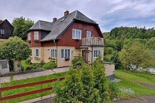 Chalupa u přehrady Fláje - sauna a vířivý sud