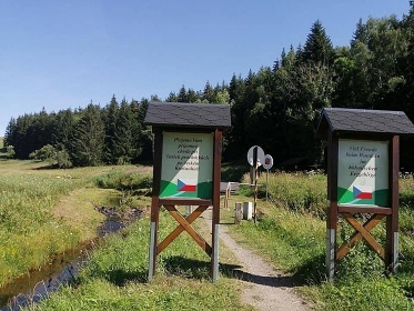 Chalupa u přehrady Fláje - sauna a vířivý sud