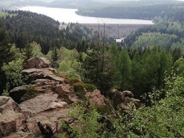 Chalupa u přehrady Fláje - sauna a vířivý sud