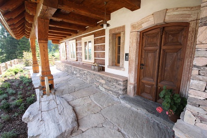 Chalupa Krkonoe - sauna a kachlov kamna