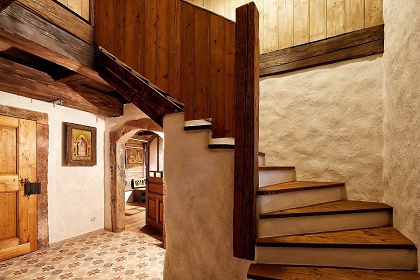 Chalupa Krkonoe - sauna a kachlov kamna