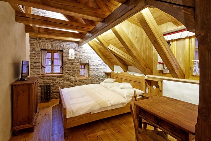 Chalupa Krkonoe - sauna a kachlov kamna