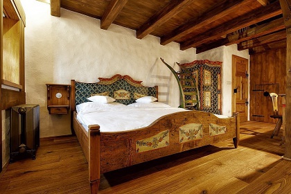 Chalupa Krkonoe - sauna a kachlov kamna