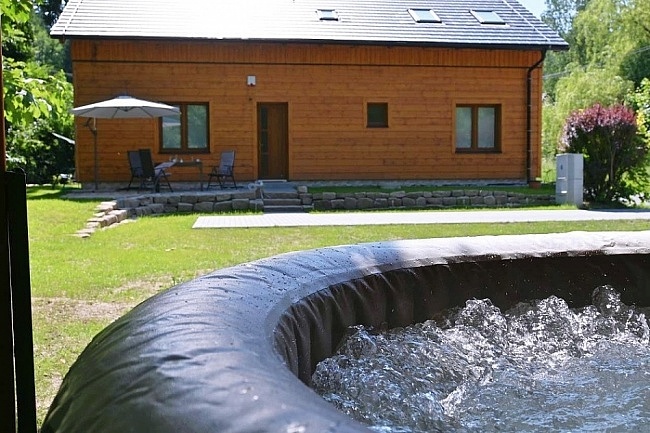 Chata u potoka - SPA vířivka - Hostýnské vrchy