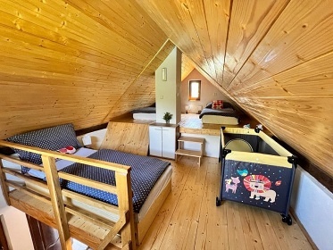 Wellness chata s baz�nem - hrad Nov� Hrady