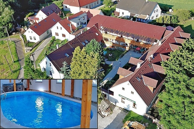 Jihoesk wellness chalupa a bazn - Nov Velnice