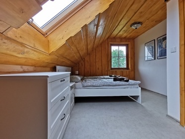 Srub se saunou - p�ehrada Les�k - Kru�n� hory