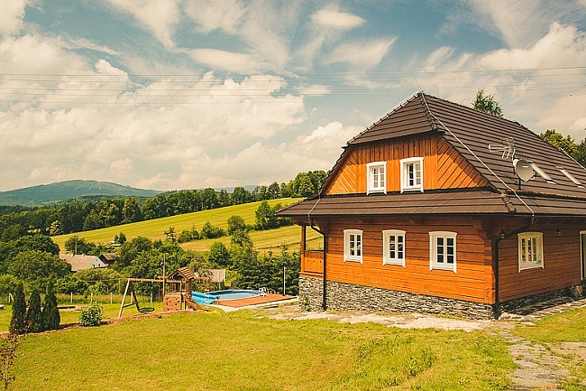 Roubenka baz�n a wellness - Sobot�n - Jesen�ky