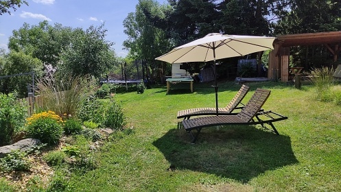 Chata �hlava - baz�n a sauna - �umava - Klatovsko