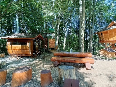 Wellness glamping cedrová sauna - Kralický Sněžník