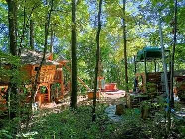 Wellness glamping cedrová sauna - Kralický Sněžník