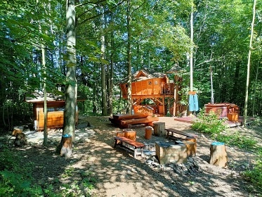 Wellness glamping cedrová sauna - Kralický Sněžník