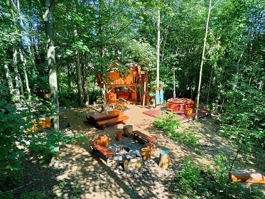 Wellness glamping cedrová sauna - Kralický Sněžník