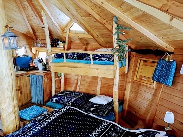 Wellness glamping cedrová sauna - Kralický Sněžník
