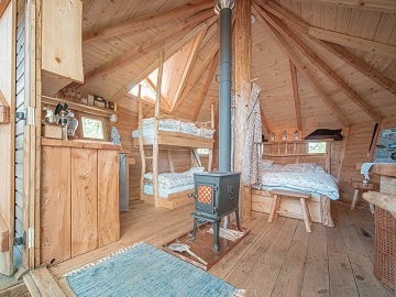 Wellness glamping cedrová sauna - Kralický Sněžník