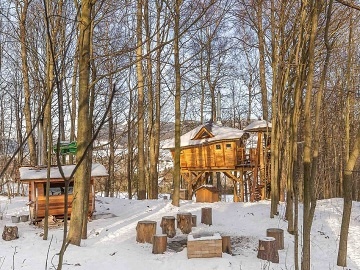 Wellness glamping cedrová sauna - Kralický Sněžník