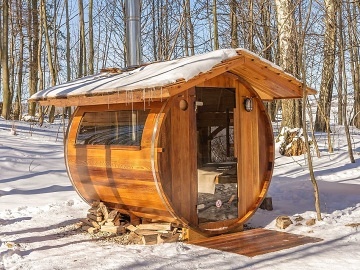 Wellness glamping cedrová sauna - Kralický Sněžník