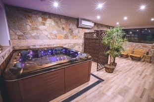 Wellness chalupa a koupací jezírko - Beskydy