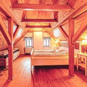 Chalupa Jizerky - kachlov kamna - Jindichov