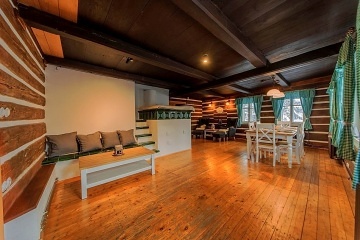 Chalupa Jizerky - kachlov kamna - Jindichov