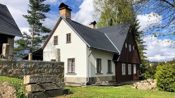 Chalupa Jizerky - kachlov kamna - Jindichov