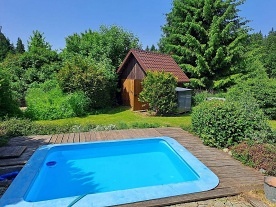 Chalupa s baznem - Lipensk jezero - jin echy