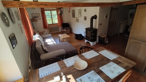 Chalupa s baznem - Lipensk jezero - jin echy