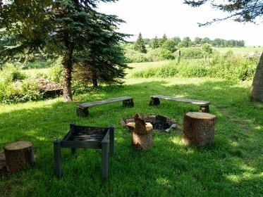 Chalupa s baznem - Lipensk jezero - jin echy