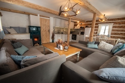 Krkono�sk� roubenka s wellness - Studenov