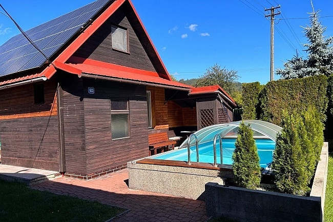 Chata baz�n a wellness - Ro�novsk� Be�va - Beskydy