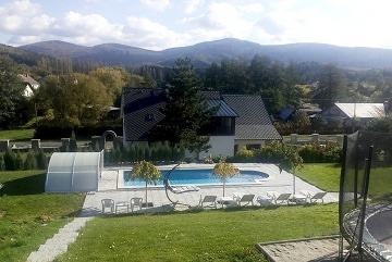 Chalupa s baz�nem - Rychlebsk� stezky - Jesen�ky