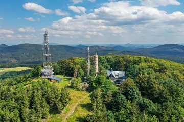 Chata Lužické hory - rozhledna Jedlová hora