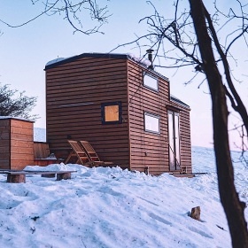 Glamping výhled do krajiny - chata Jizerské hory