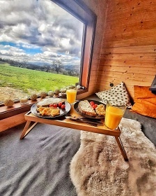 Glamping výhled do krajiny - chata Jizerské hory