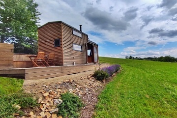 Glamping výhled do krajiny - chata Jizerské hory