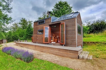 Glamping výhled do krajiny - chata Jizerské hory