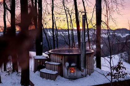 Glamping vhled do krajiny - chata Jizersk hory